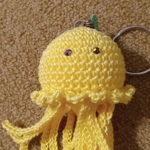 Jellyfish keychain